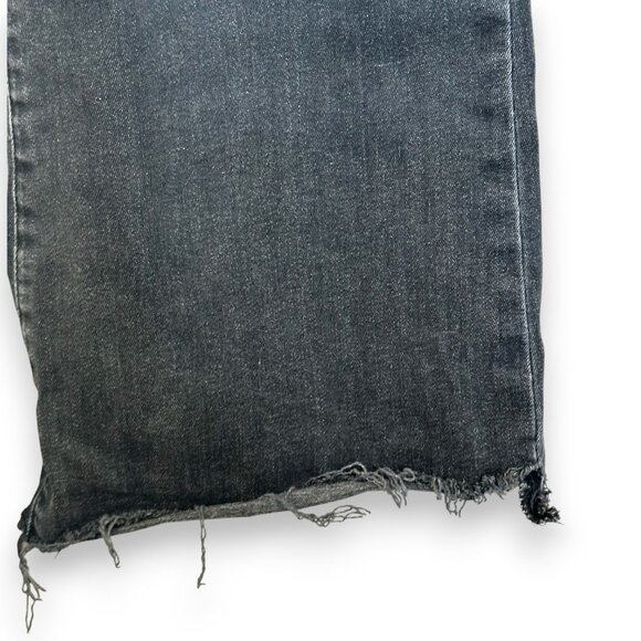 FRAME Le Crop Mini Boot Raw Hem Jeans Women's Size 32 Excellent Condition - Picture 9 of 10